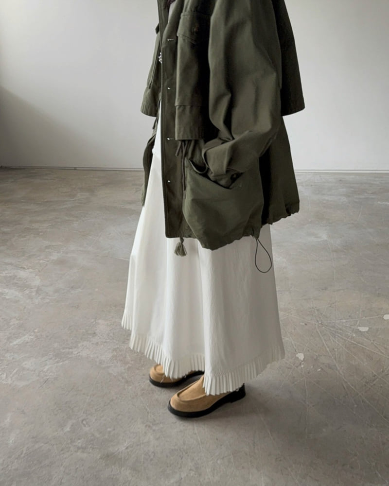 Jade Market - Korean Women Fashion - #momslook - Ribbed Field Jacket - 8