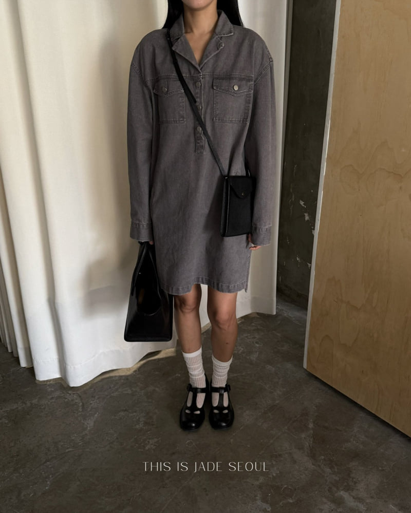Jade Market - Korean Women Fashion - #womensfashion - Half Open One-Piece - 11