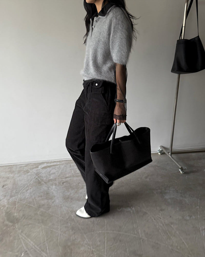 Jade Market - Korean Women Fashion - #womensfashion - Corduroy Pocket Pants - 9
