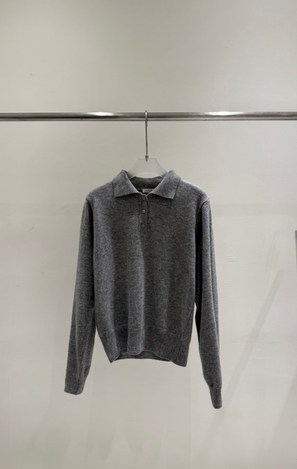 Janie - Korean Women Fashion - #momslook - Collar Knit - 2