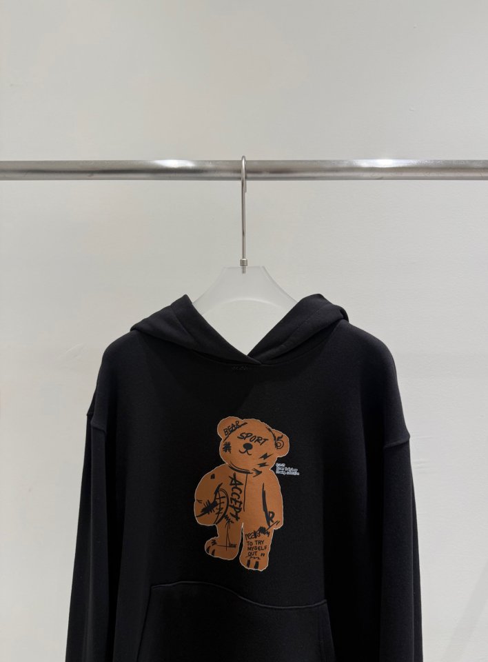 Janie - Korean Women Fashion - #momslook - Teddy Sweatshirt - 2