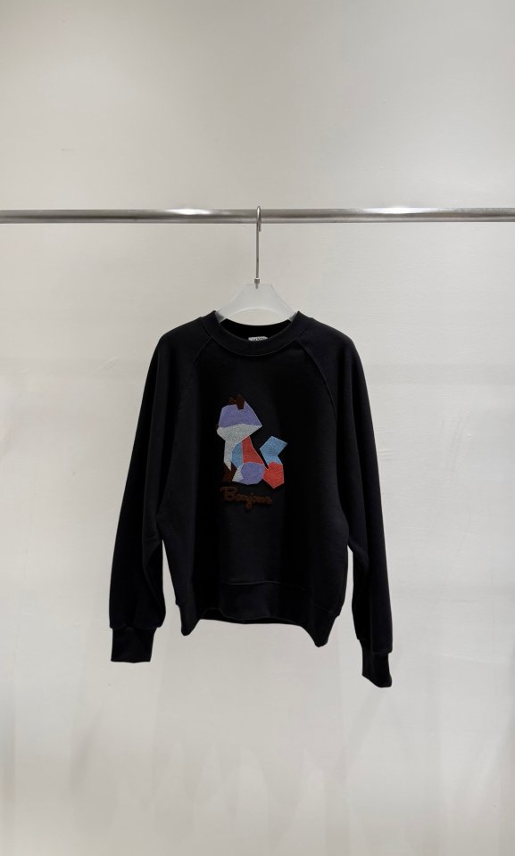 Janie - Korean Women Fashion - #shopsmall - Bonjour Sweatshirt