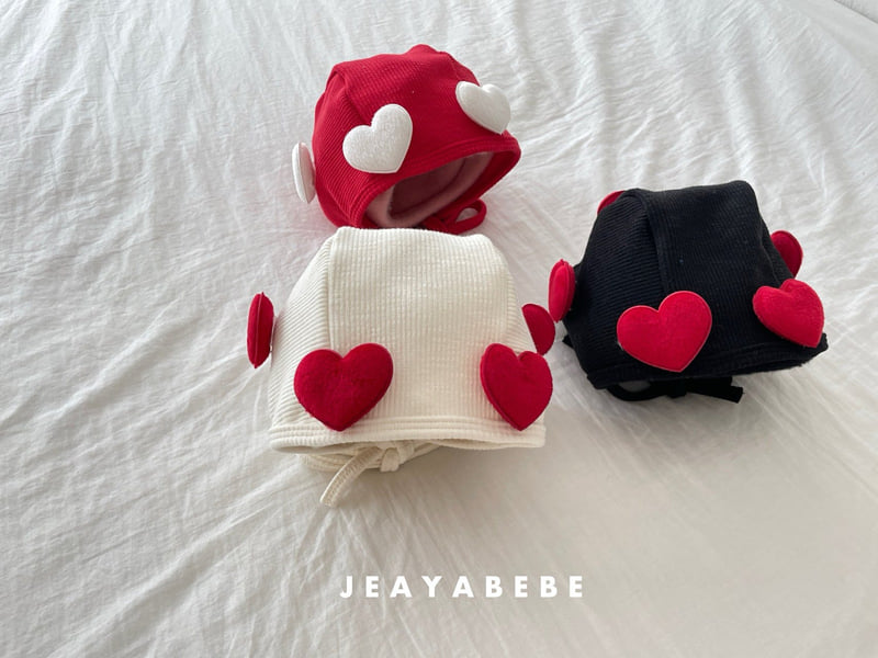 Jeaya & Mymi - Korean Baby Fashion - #babyboutique - Heart Heart Bonnet - 5