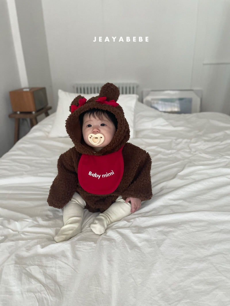 Jeaya & Mymi - Korean Baby Fashion - #babyboutique - Baby Chichi Suit (with Bib) - 3