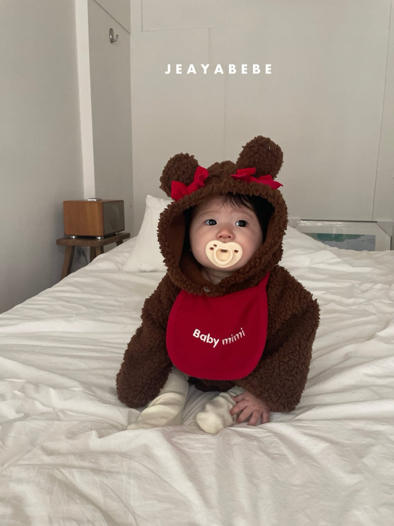 Jeaya & Mymi - Korean Baby Fashion - #babyboutique - Baby Chichi Suit (with Bib) - 4