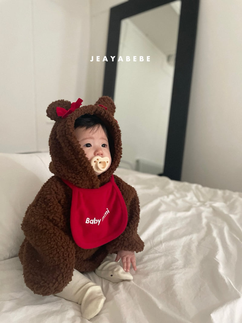 Jeaya & Mymi - Korean Baby Fashion - #babyclothing - Baby Chichi Suit (with Bib) - 5