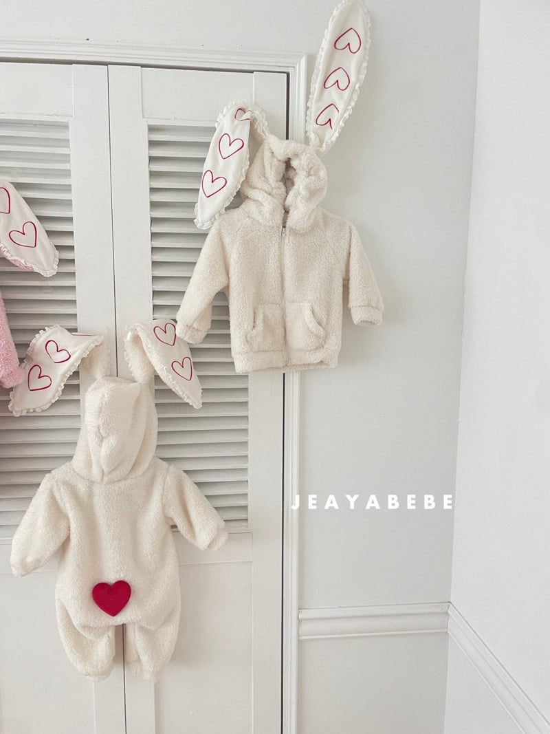 Jeaya & Mymi - Korean Baby Fashion - #onlinebabyboutique - Bunny Fleece Jumper - 3