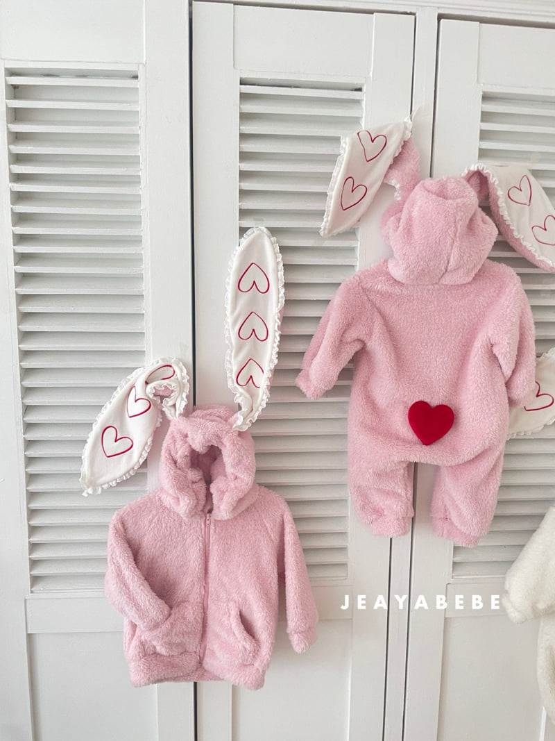 Jeaya & Mymi - Korean Baby Fashion - #onlinebabyboutique - Bunny Fleece Jumper - 4