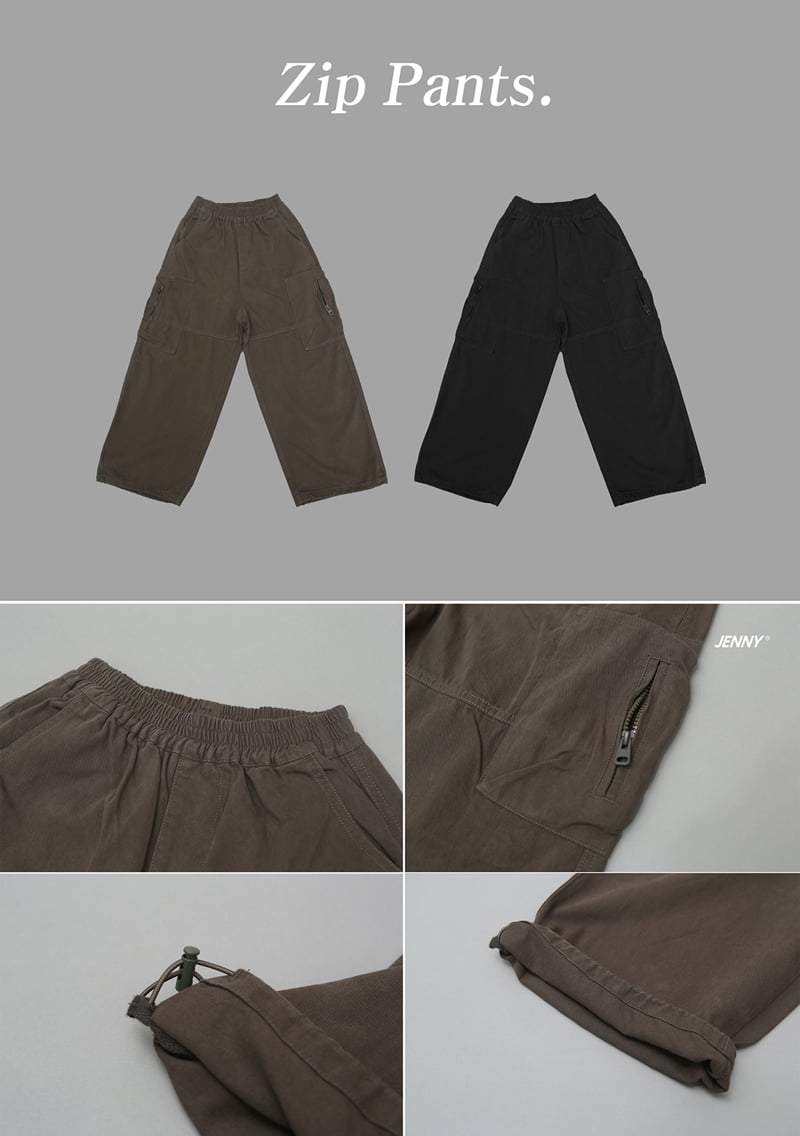 Jenny Basic - Korean Children Fashion - #Kfashion4kids - Zipper Pants - 11