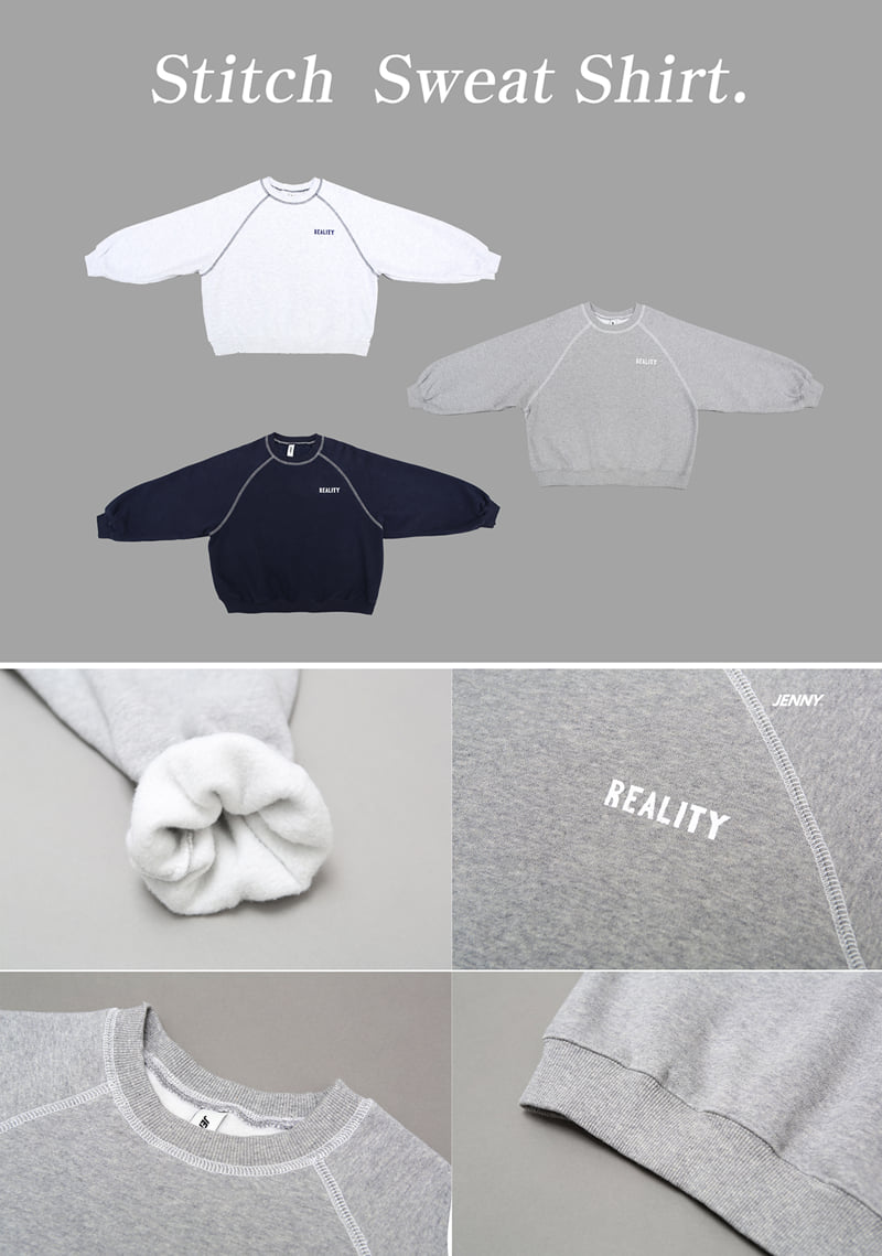 Jenny Basic - Korean Children Fashion - #Kfashion4kids - Stitch Fleece Sweatshirt - 11