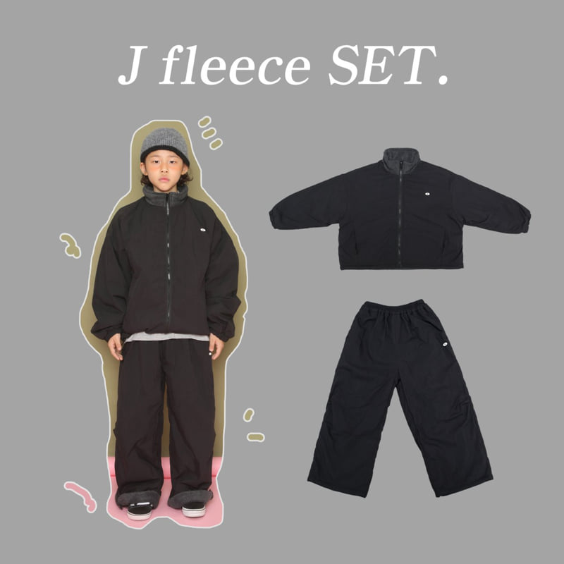 Jenny Basic - Korean Children Fashion - #childofig - J Fleece Set