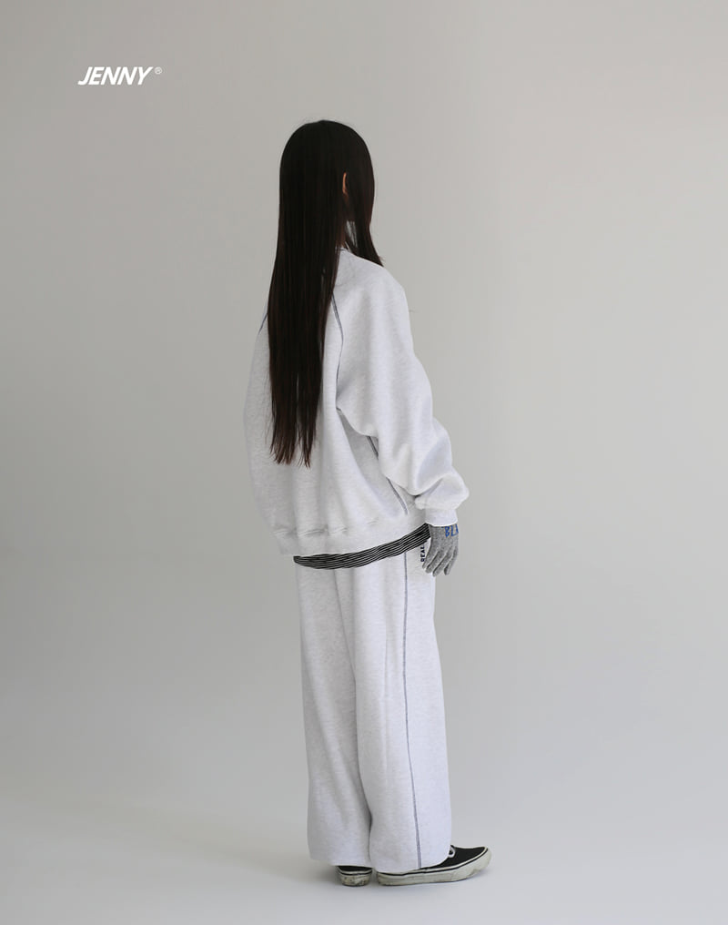 Jenny Basic - Korean Children Fashion - #childrensboutique - Stitch Fleece Jogger Pants - 7