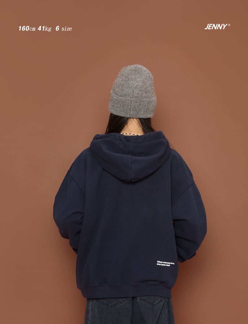 Jenny Basic - Korean Children Fashion - #designkidswear - Basic Brushed Hoodie Zip-up - 7