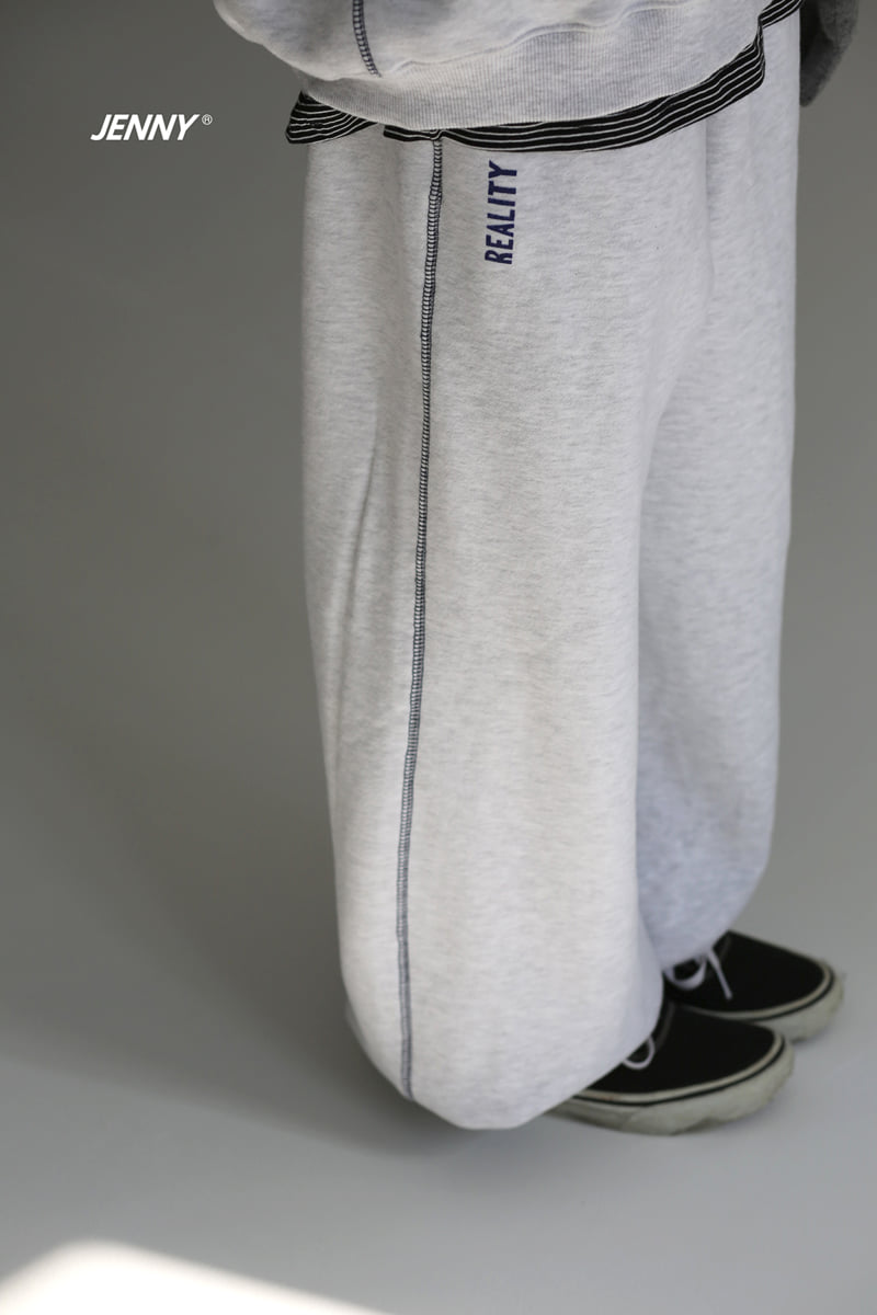Jenny Basic - Korean Children Fashion - #discoveringself - Stitch Fleece Jogger Pants - 9