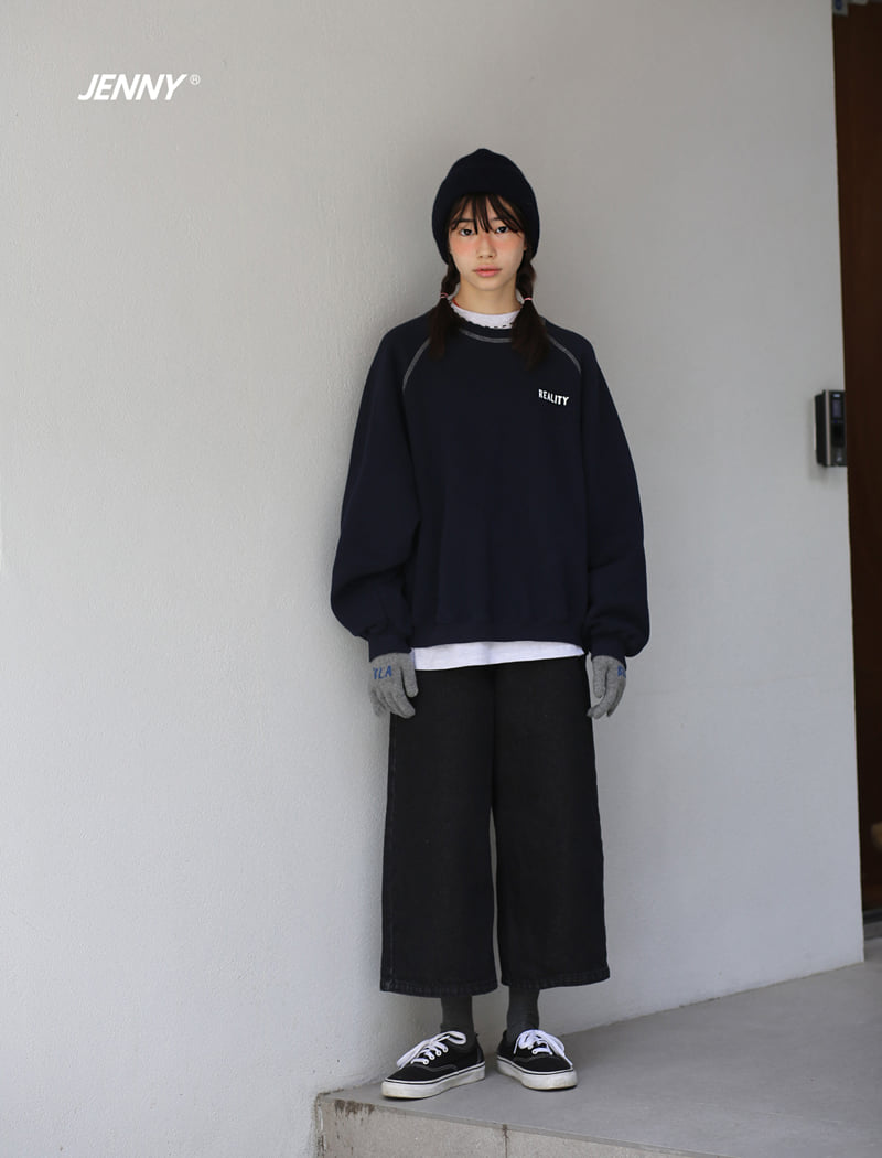 Jenny Basic - Korean Children Fashion - #fashionkids - Stitch Fleece Sweatshirt - 7