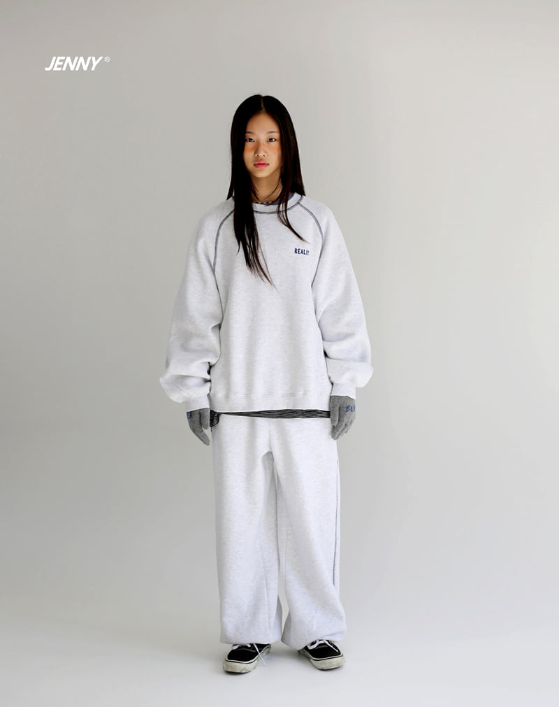 Jenny Basic - Korean Children Fashion - #prettylittlegirls - Stitch Fleece Jogger Pants - 2