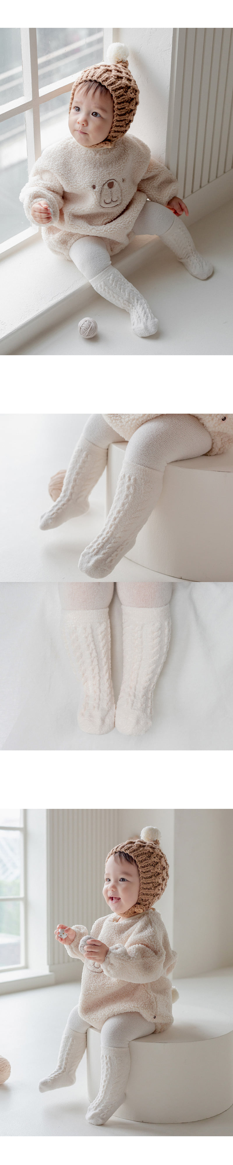 Kids Clara - Korean Baby Fashion - #babyboutique - Jia Winter Baby Knee Socks (set of 5) - 5