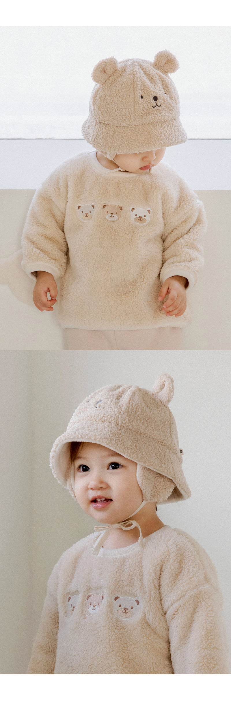 Kids Clara - Korean Baby Fashion - #babyboutique - Estelle Winter Baby Bucket Hat - 4