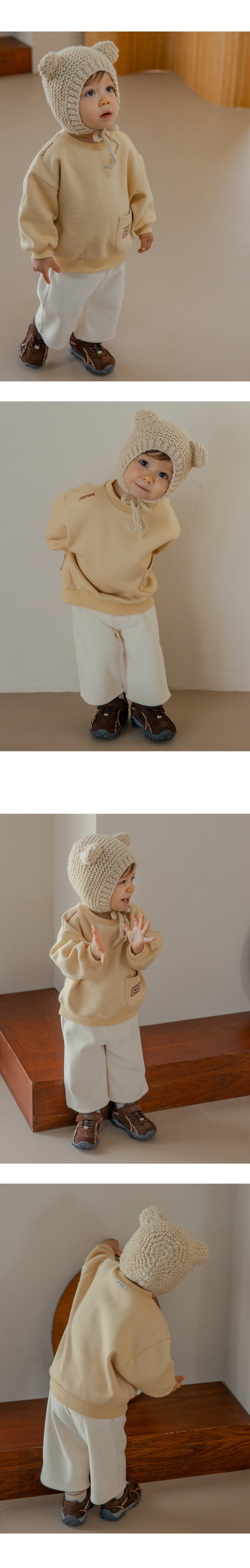 Kids Clara - Korean Baby Fashion - #babyboutique - Tene Double Velour Pants - 9