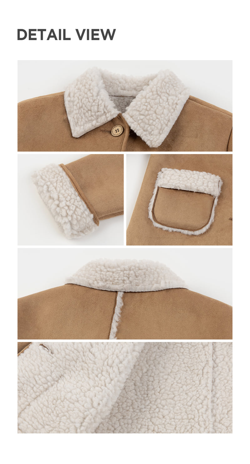 Kids Clara - Korean Baby Fashion - #babyboutique - Benny Baby Shearling Jacket - 6