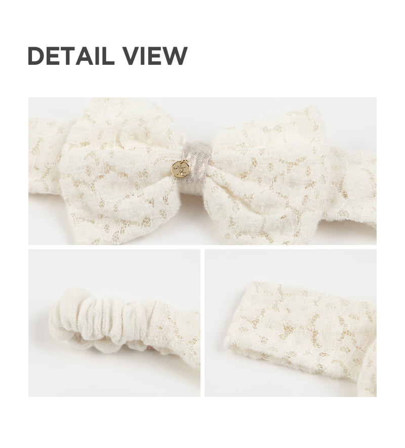 Kids Clara - Korean Baby Fashion - #babyboutique - Daan Lace Baby Headband (set of 5) - 5
