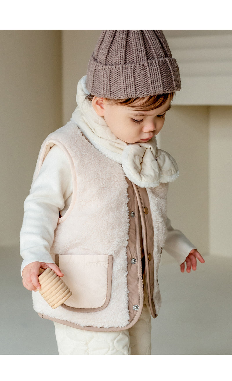 Kids Clara - Korean Baby Fashion - #smilingbaby - Elise Snow Baby Neck Warmer - 4
