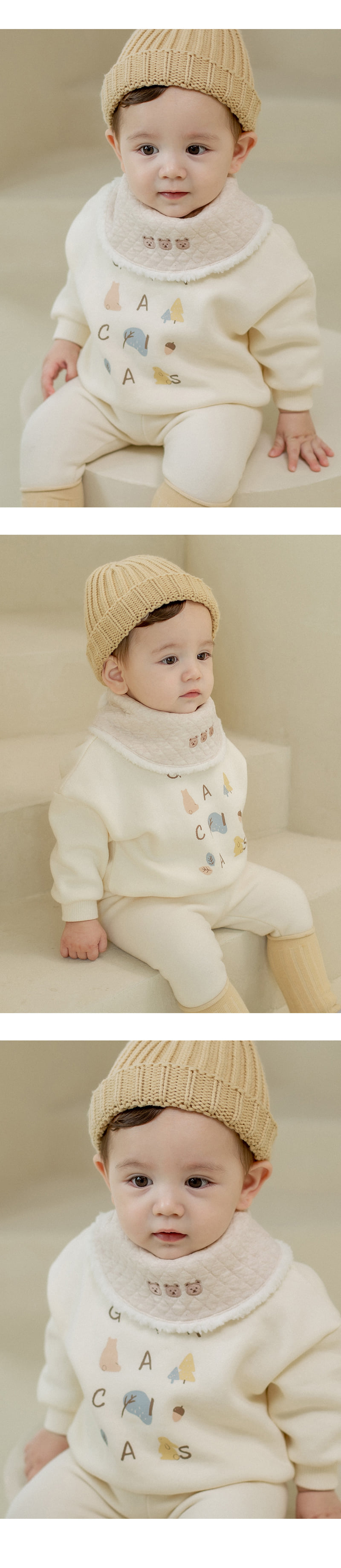 Kids Clara - Korean Baby Fashion - #babyboutique - Koby Snow Baby Banana Bib - 2