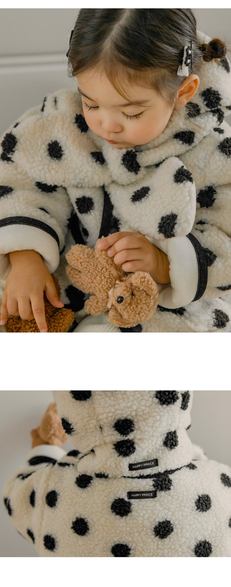 Kids Clara - Korean Baby Fashion - #babyboutique - Dien Fleece Baby Jacket Set - 5