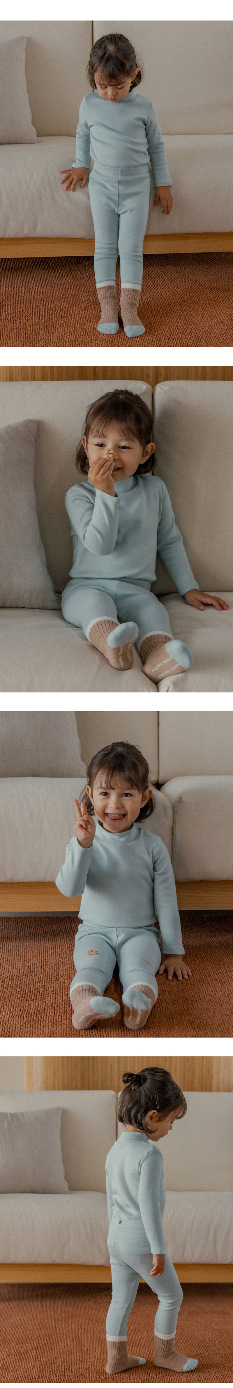Kids Clara - Korean Baby Fashion - #babyboutiqueclothing - Pure Basic Modal Freece Leggings - 3