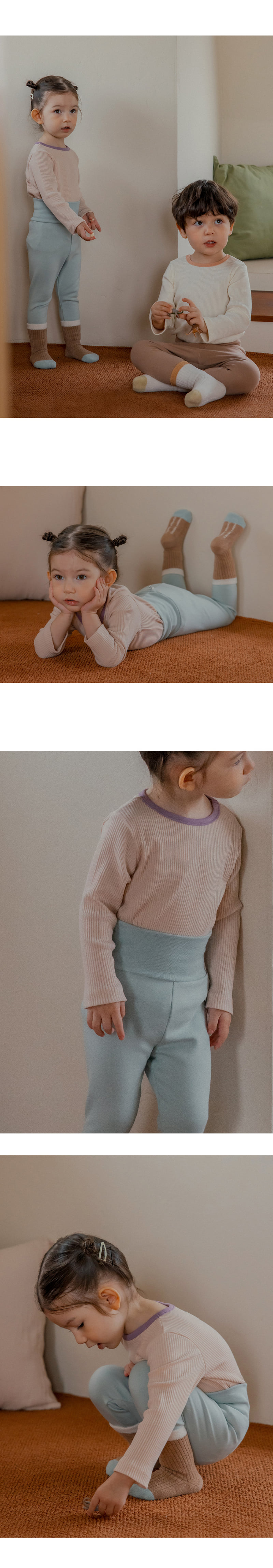 Kids Clara - Korean Baby Fashion - #babyboutiqueclothing - Plein Ribbed Easywear - 5