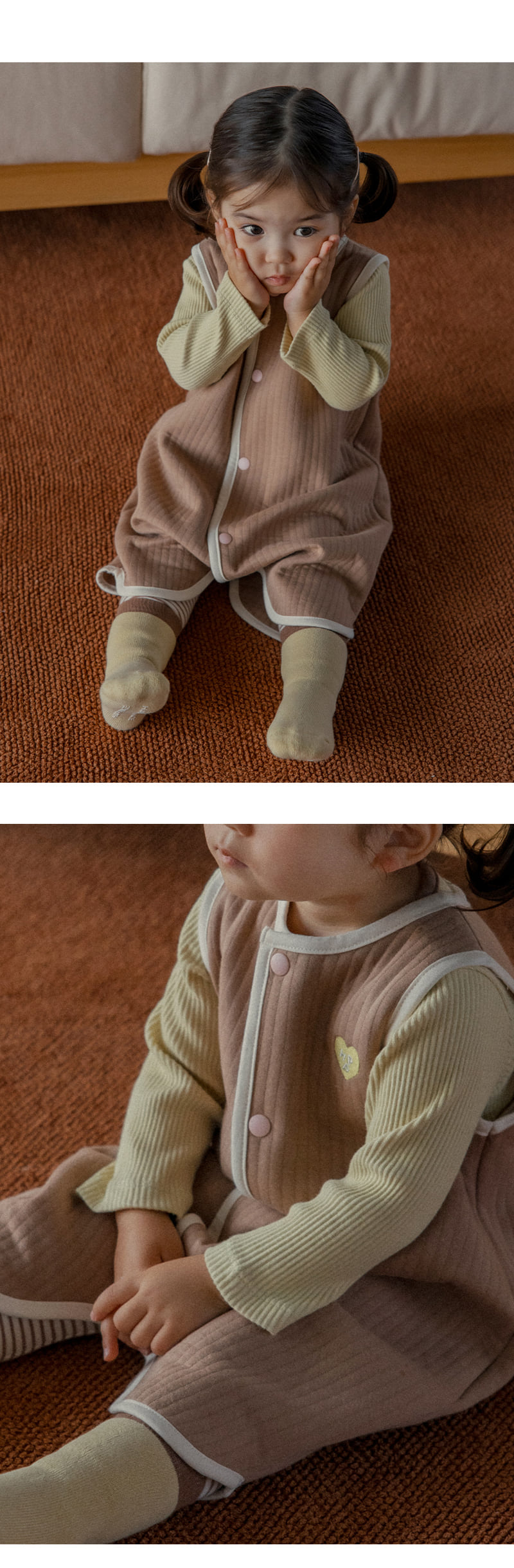 Kids Clara - Korean Baby Fashion - #babyboutique - Line Dream Bamboo Baby Sleeping Vest - 4