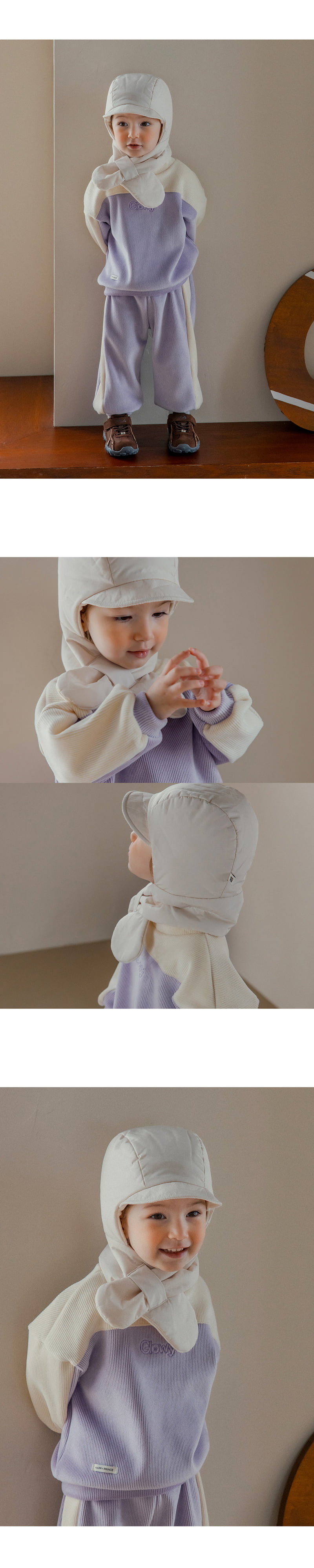 Kids Clara - Korean Baby Fashion - #babyboutiqueclothing - Rine Padded Baby Balaclava - 3
