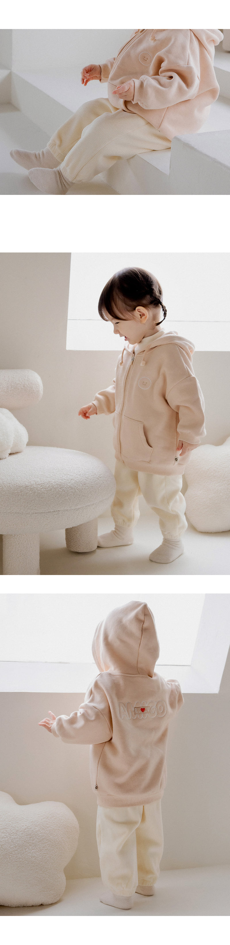 Kids Clara - Korean Baby Fashion - #babyboutiqueclothing - Regina Double Velour Jogger Pants - 9