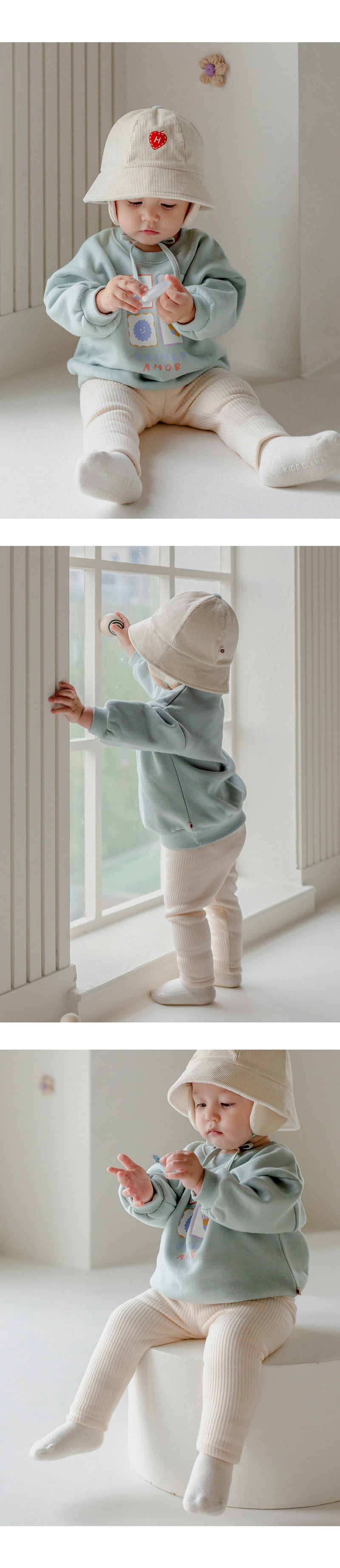 Kids Clara - Korean Baby Fashion - #babyboutiqueclothing - Luca Brushed Baby Leggings - 5