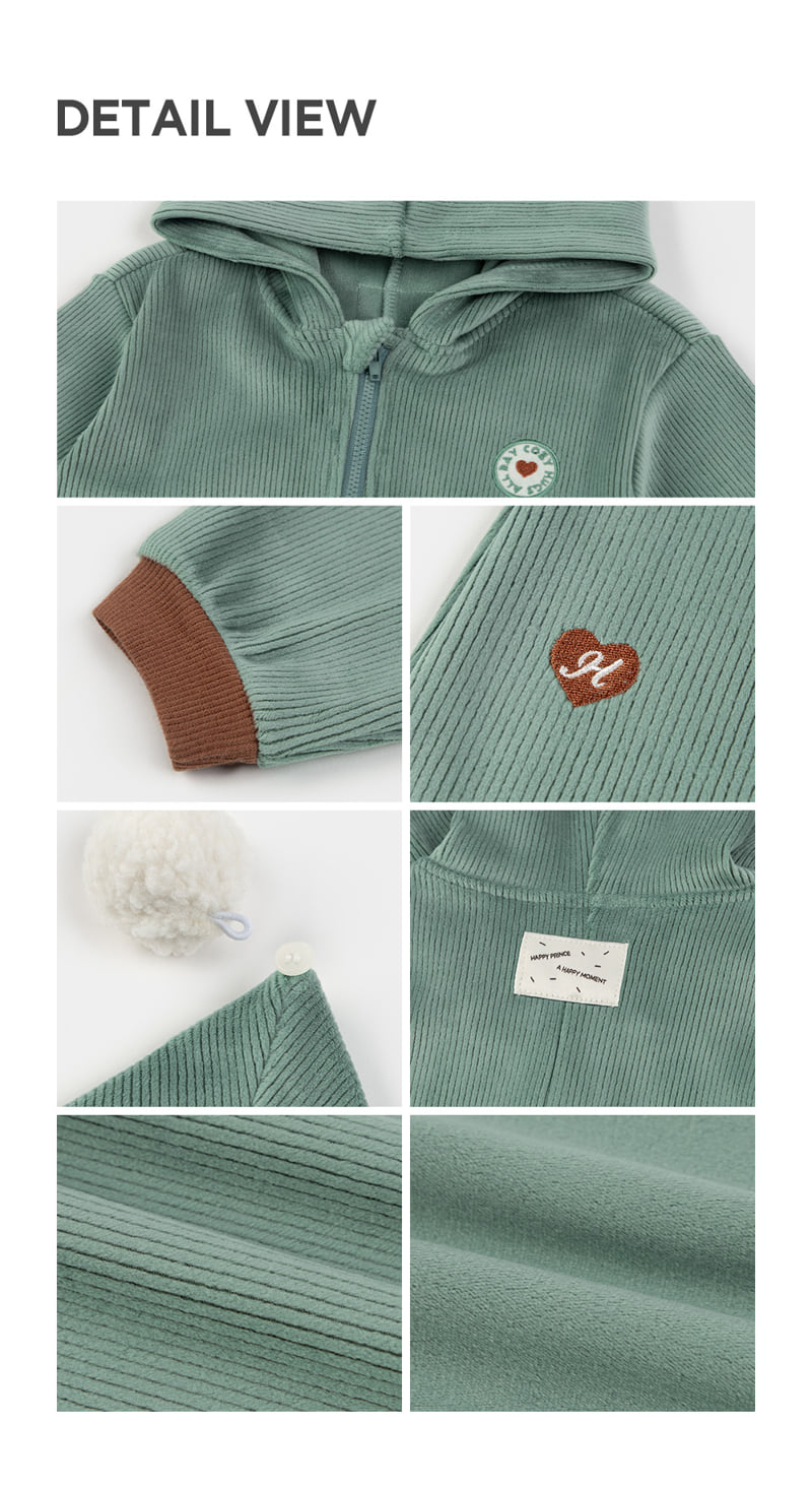 Kids Clara - Korean Baby Fashion - #babyboutiqueclothing - Honeydew Double Velour Jumpsuit - 9