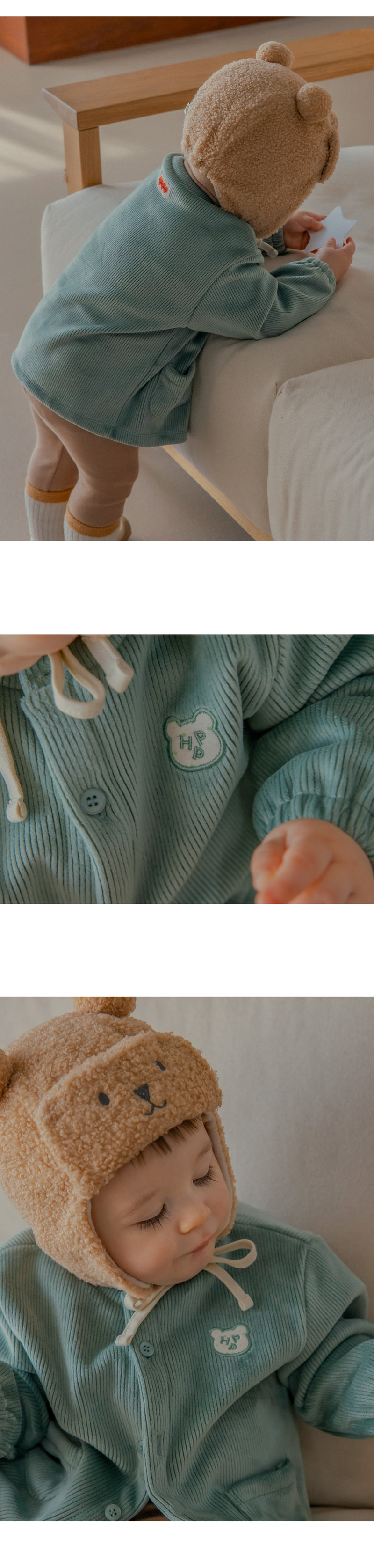Kids Clara - Korean Baby Fashion - #babyboutiqueclothing - Hug Double Velour Baby Cardigan - 9