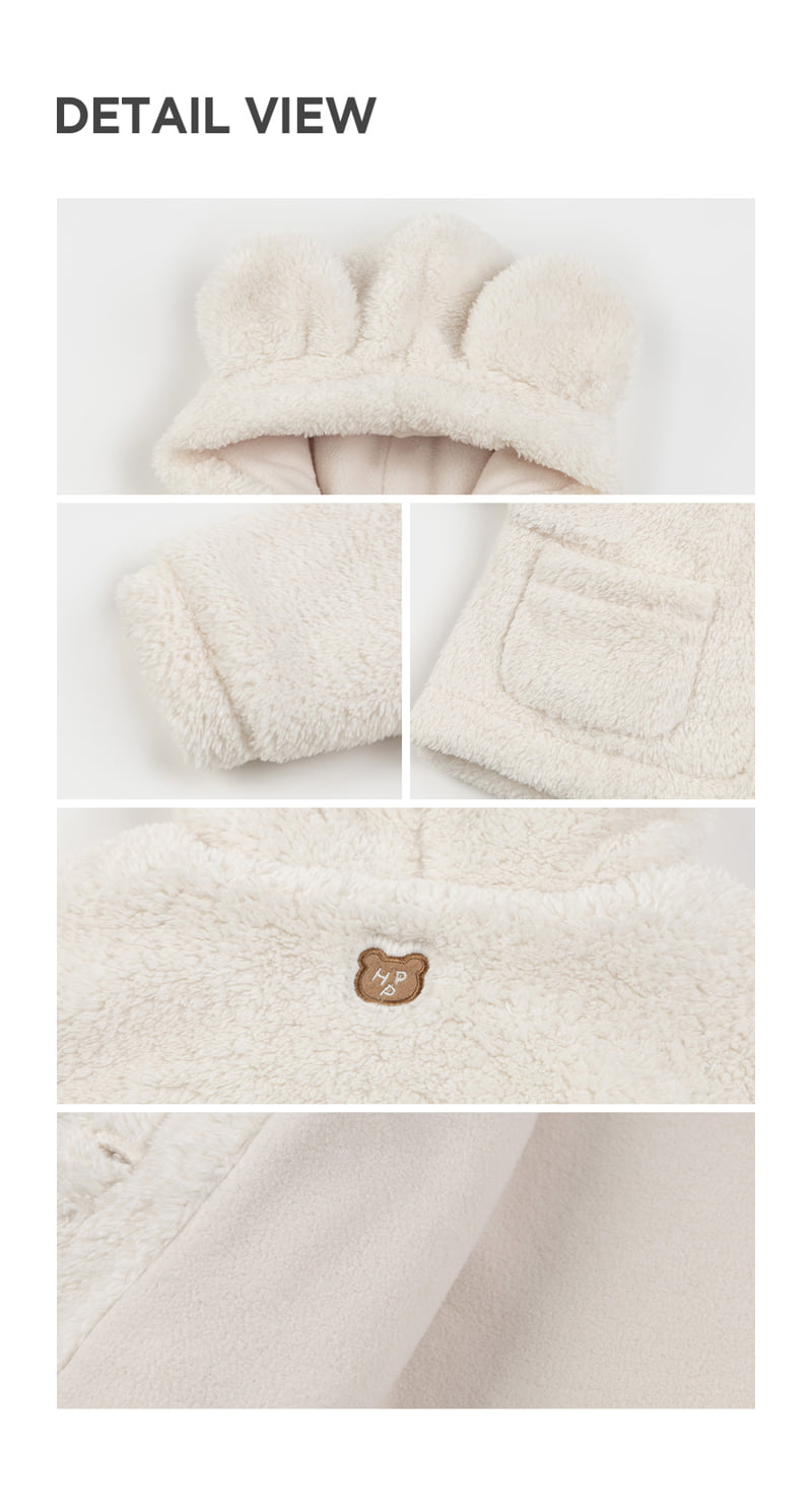 Kids Clara - Korean Baby Fashion - #babyboutiqueclothing - Earby Fleece Hoodie Baby Jacket - 6