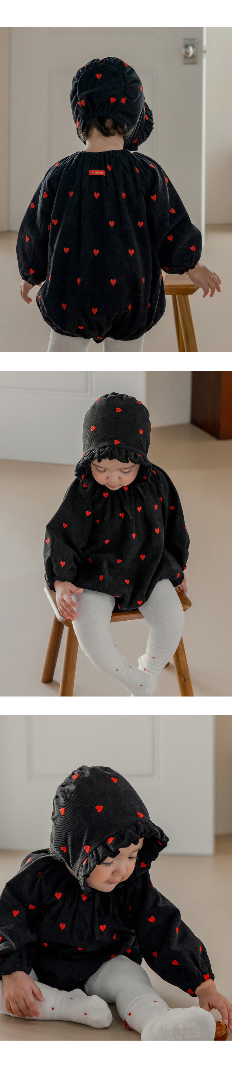 Kids Clara - Korean Baby Fashion - #babyboutiqueclothing - Liru Corduroy Bodysuit Set - 3