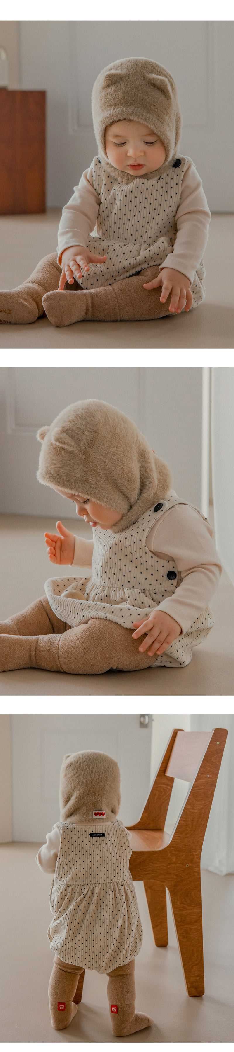 Kids Clara - Korean Baby Fashion - #babyboutiqueclothing - Oat Bodysuit - 2