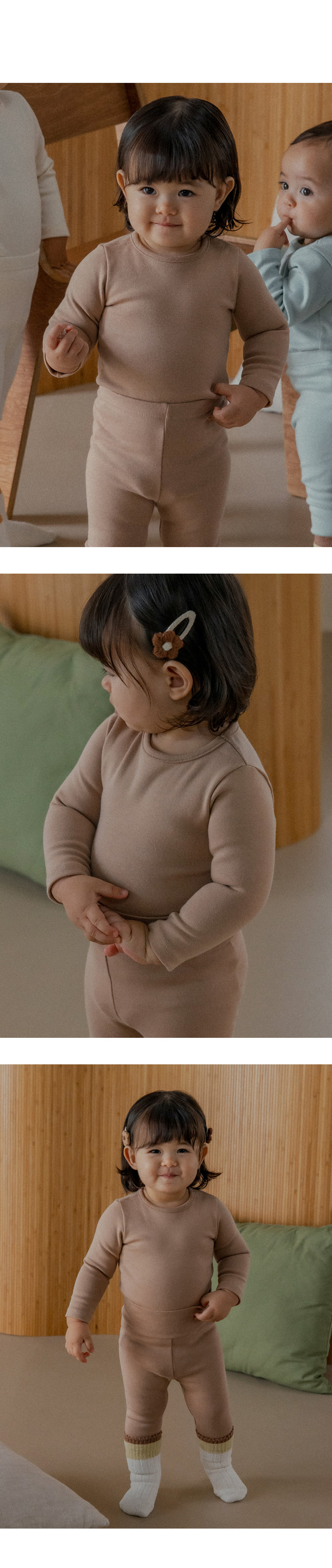 Kids Clara - Korean Baby Fashion - #babyclothing - Pure Basic Modal Freece Tee - 7