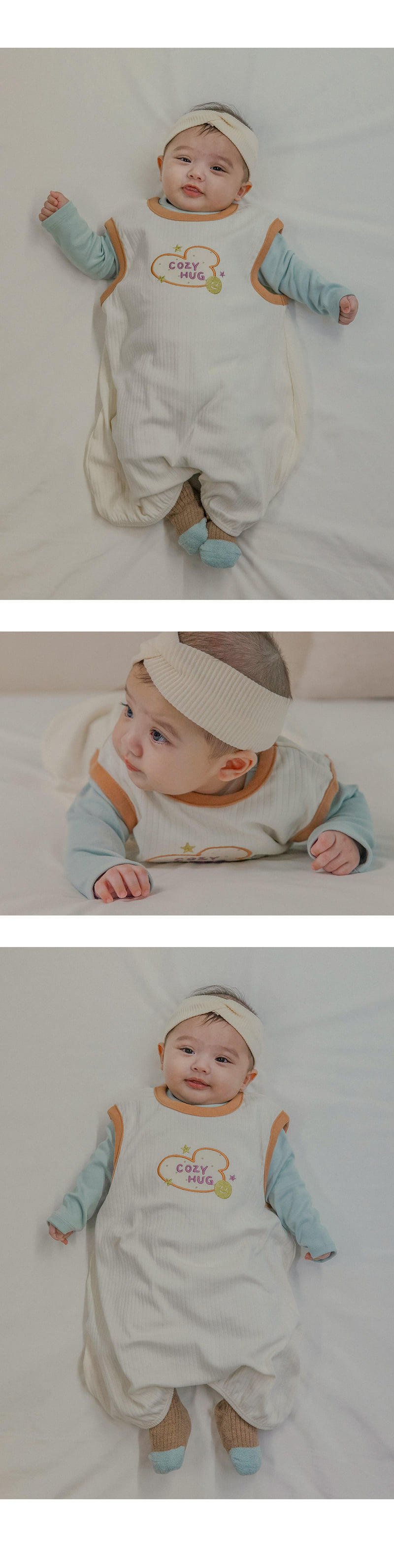 Kids Clara - Korean Baby Fashion - #babyboutiqueclothing - Cozy Hug Baby Sleeping Vest - 4