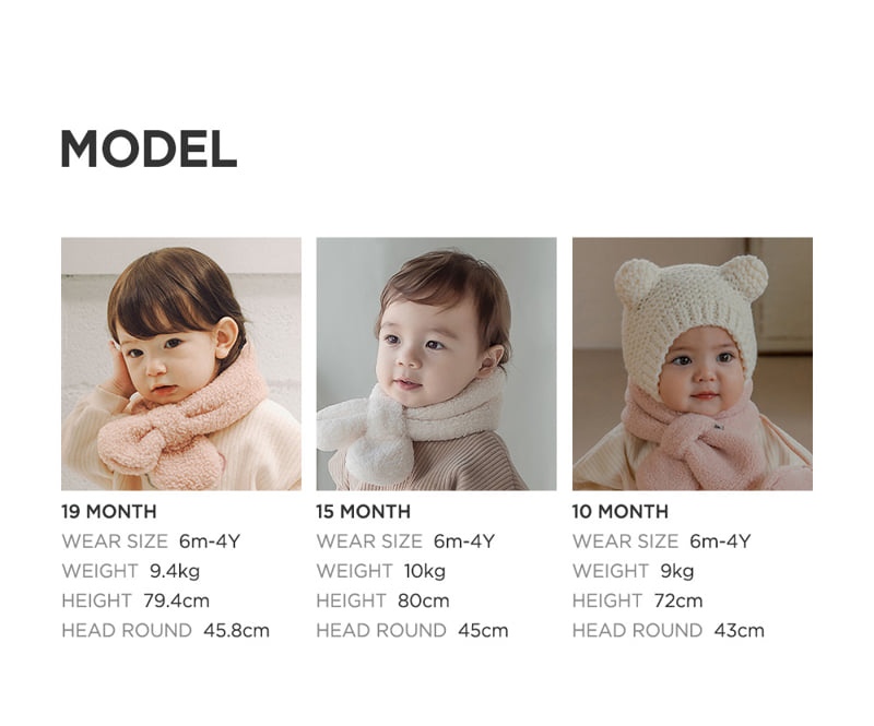 Kids Clara - Korean Baby Fashion - #babyclothing - Aubrey Snow Baby Neckie - 10