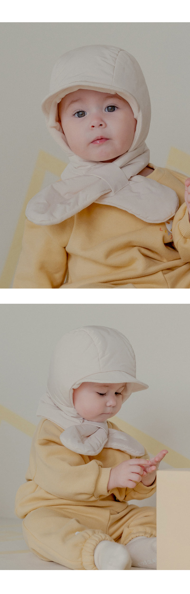 Kids Clara - Korean Baby Fashion - #babyboutiqueclothing - Rine Padded Baby Balaclava - 4
