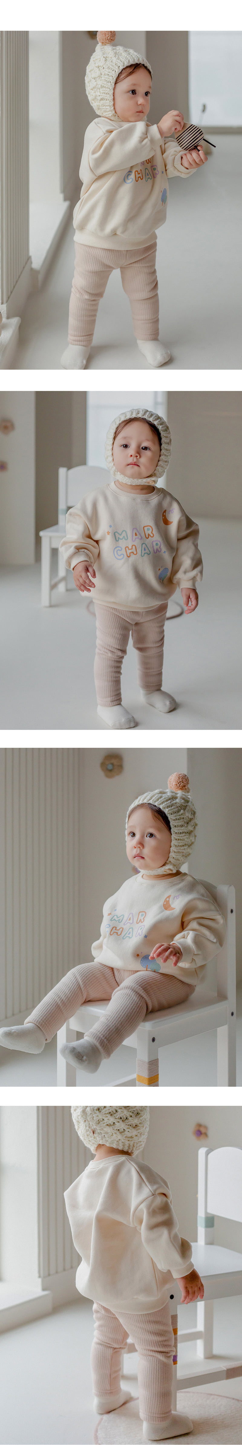 Kids Clara - Korean Baby Fashion - #babyclothing - Luca Brushed Baby Leggings - 6