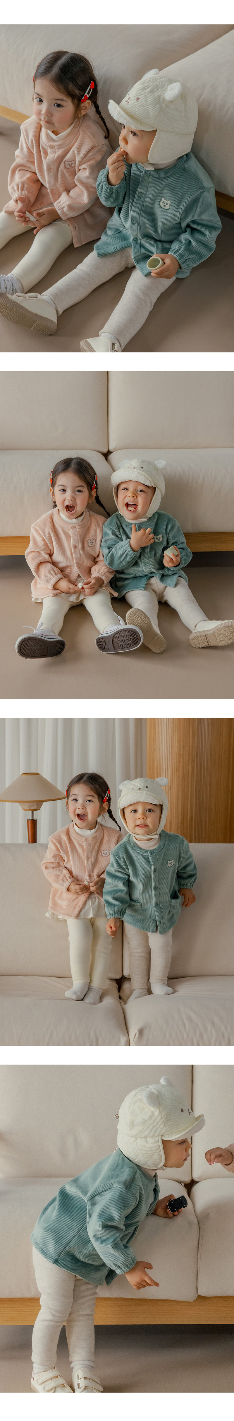 Kids Clara - Korean Baby Fashion - #babyboutiqueclothing - New Happo Brushed Baby Leggings - 4