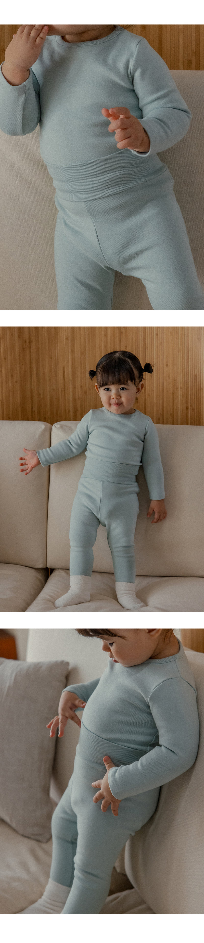 Kids Clara - Korean Baby Fashion - #babyfashion - Pure Basic Modal Freece Comfybelly Baby Leggings - 6