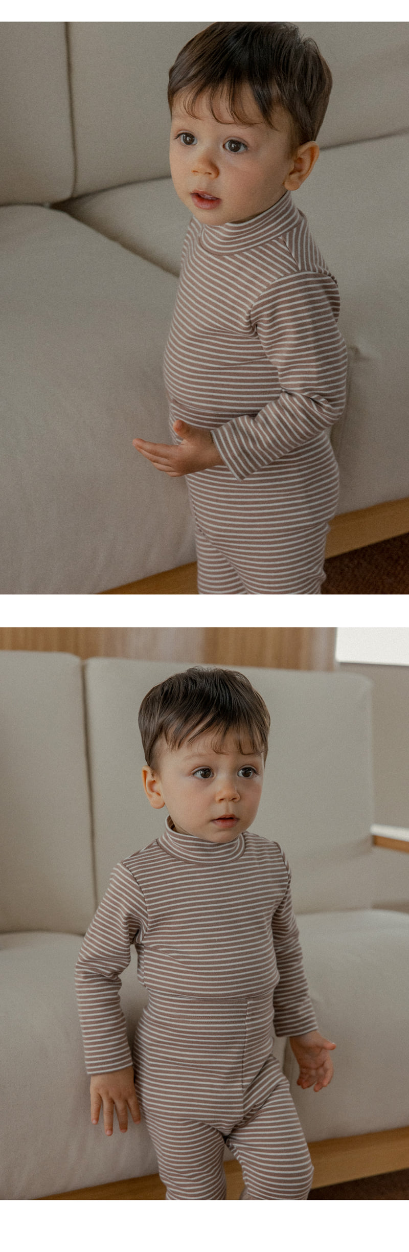 Kids Clara - Korean Baby Fashion - #babyfashion - Flynn Mock Neck Tee - 3