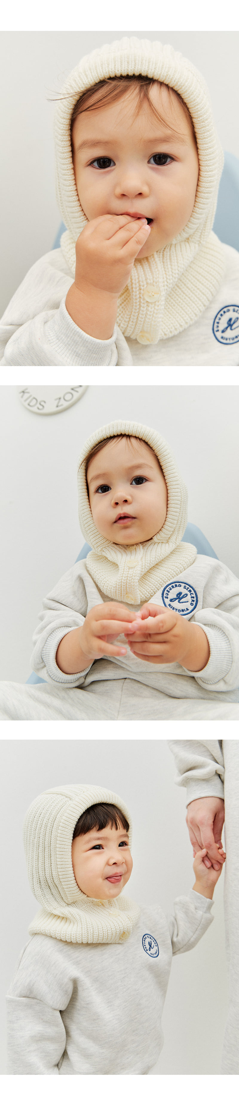 Kids Clara - Korean Baby Fashion - #babyfashion - Bahan Baby Balaclava - 3