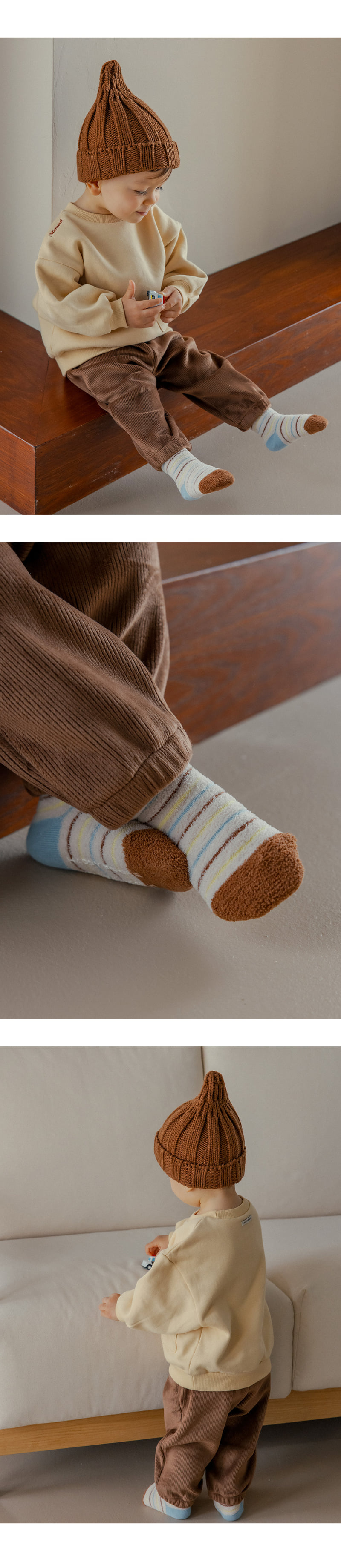 Kids Clara - Korean Baby Fashion - #babyfashion - Claude Winter Socks (set of 5) - 2