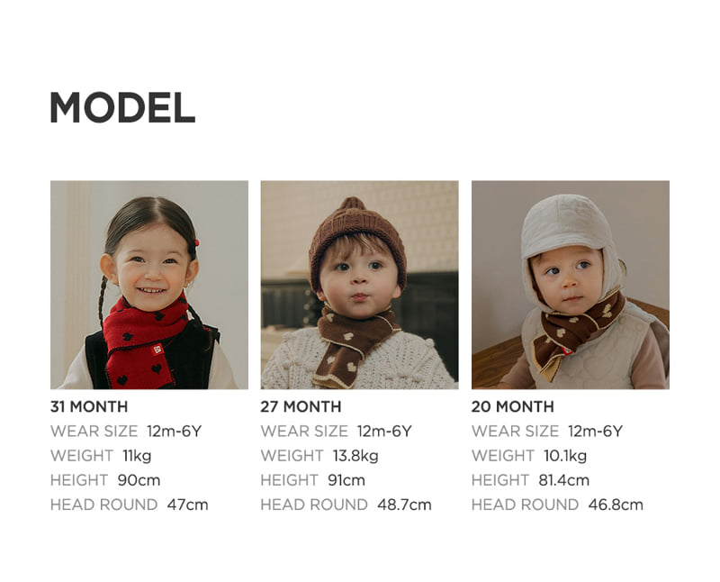 Kids Clara - Korean Baby Fashion - #babyfashion - Lavi Knit Baby Muffler - 11